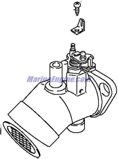 Evinrude Johnson OMC 5033097 - Silencer Assembly