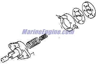 Evinrude Johnson OMC 5033098 - Fuel Pump Assembly
