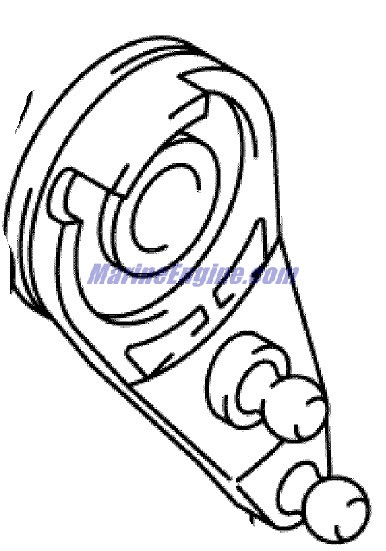 Evinrude Johnson OMC 5033129 - Throttle Drum