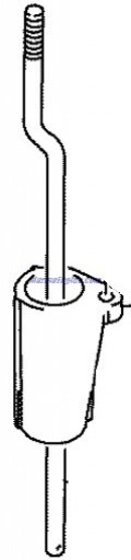 Evinrude Johnson OMC 5033141 - Shift Rod (s)