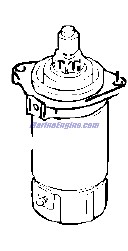Evinrude Johnson OMC 5033145 - Starter Motor Assembly