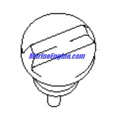 Evinrude Johnson OMC 5033348 - Gauge, Eng Oil