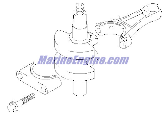 Evinrude Johnson OMC 5033354 - Connecting Rod Assembly