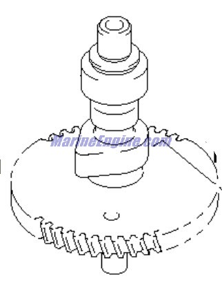 Evinrude Johnson OMC 5033356 - CamShaft