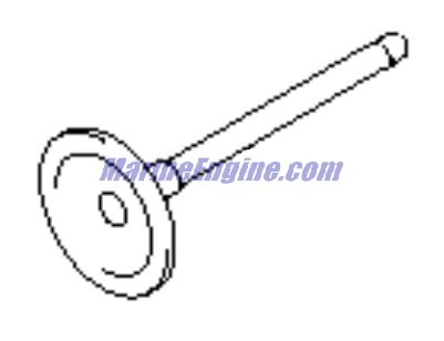 Evinrude Johnson OMC 5033358 - Exhaust Valve