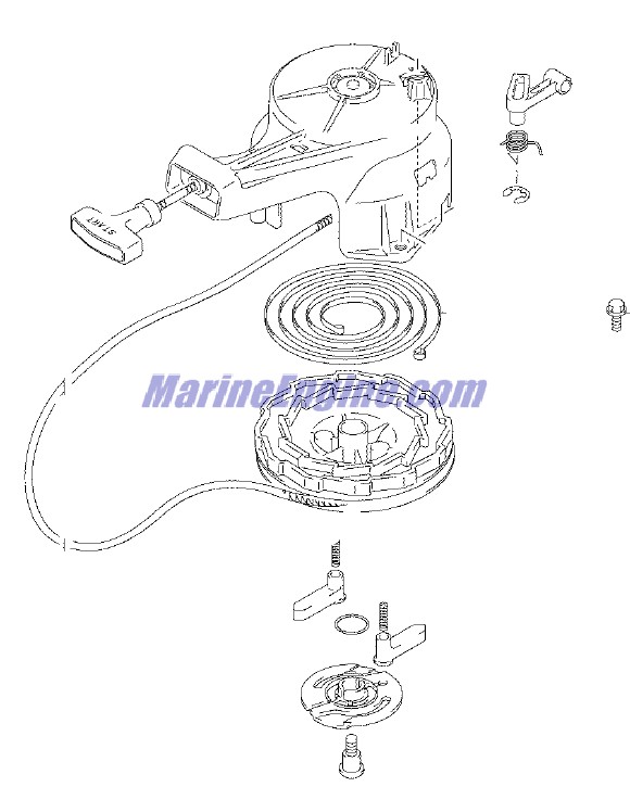 Evinrude Johnson OMC 5033386 - Starter Assembly