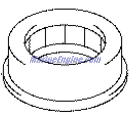 Evinrude Johnson OMC 5033424 - Rubber, Mount Lower