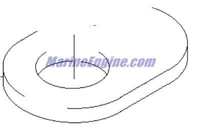 Evinrude Johnson OMC 5033461 - Grommet, Fuel Tank