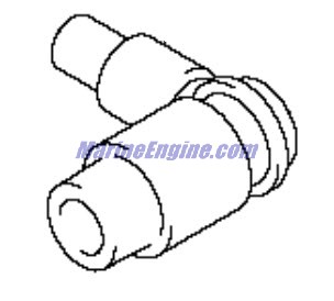 Evinrude Johnson OMC 5033497 - Cap, Spark Plug