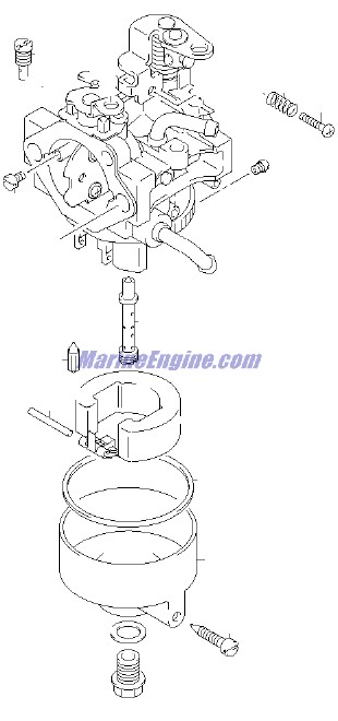 Evinrude Johnson OMC 5033502 - Carburetor Assembly