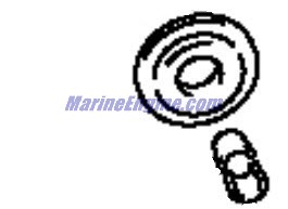Evinrude Johnson OMC 5033505 - Valve Set, Ret/Cot