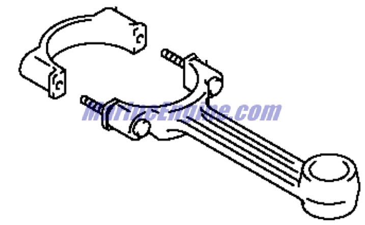 Evinrude Johnson OMC 5033522 - Connecting Rod Assembly