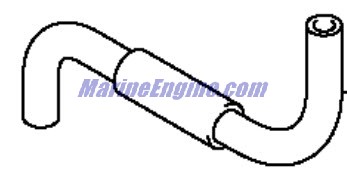 Evinrude Johnson OMC 5033536 - Hose Assembly, Fuel