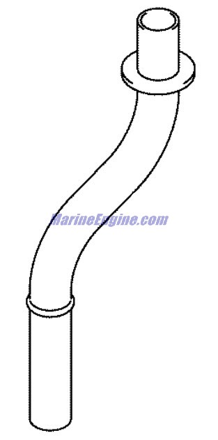 Evinrude Johnson OMC 5033544 - Water Tube (ul)