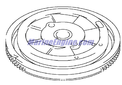 Evinrude Johnson OMC 5033550 - Flywheel Assembly