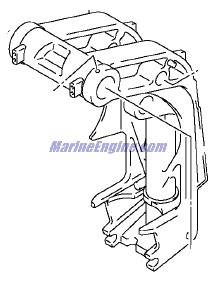 Evinrude Johnson OMC 5033553 - Swivel Bracket Ul
