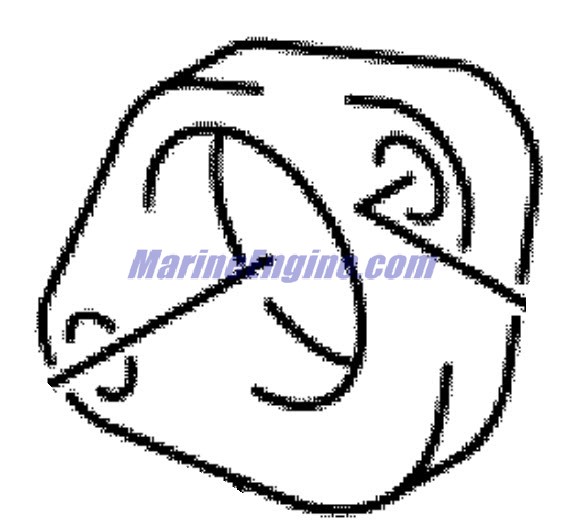 Evinrude Johnson OMC 5033562 - Upper Mount Cover