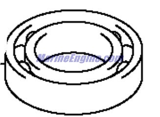 Evinrude Johnson OMC 5033608 - Bearing, 35X62X14