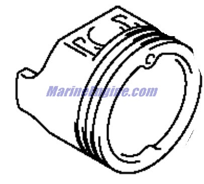 Evinrude Johnson OMC 5033653 - Piston