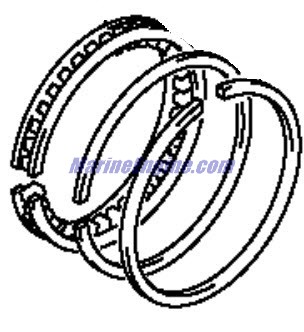 Evinrude Johnson OMC 5033655 - Piston Rings