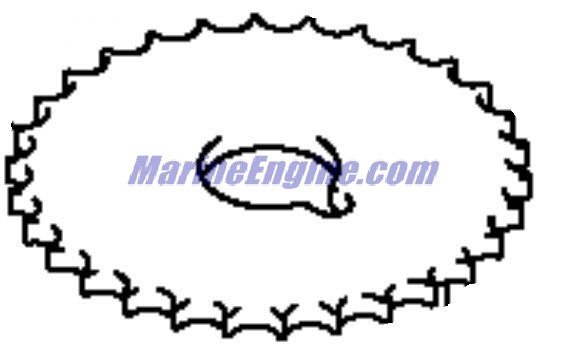 Evinrude Johnson OMC 5033664 - Sprocket