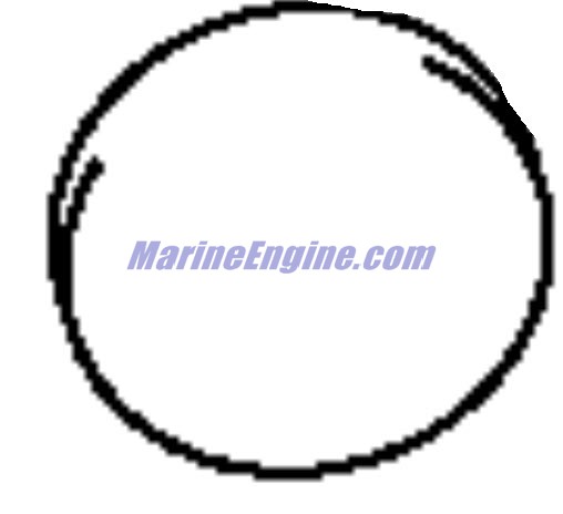 Evinrude Johnson OMC 5033682 - Shim, Tappet 2.45MM