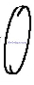 Evinrude Johnson OMC 5033684 - Shim, Tappet 2.50MM