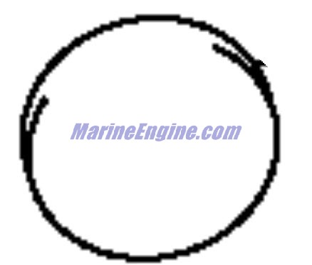 Evinrude Johnson OMC 5033685 - Shim, Tappet 2.53MM