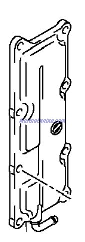Evinrude Johnson OMC 5033689 - Water Cover Jacket