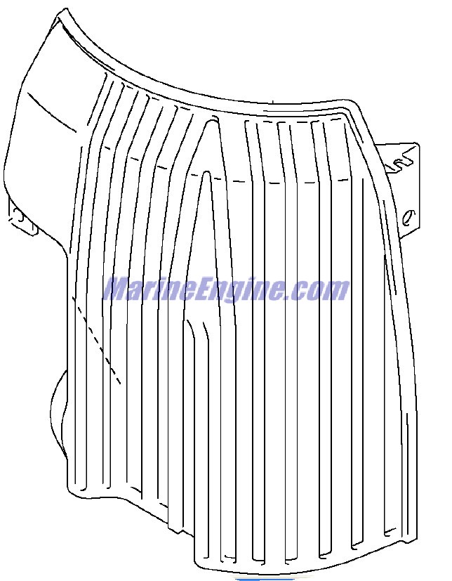 Evinrude Johnson OMC 5033694 - Silencer Assembly