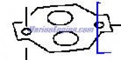 Evinrude Johnson OMC 5033726 - IAC Valve Gasket