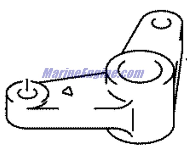 Evinrude Johnson OMC 5033784 - Throttle Lever