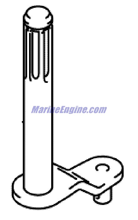 Evinrude Johnson OMC 5033787 - Clutch Shaft Arm