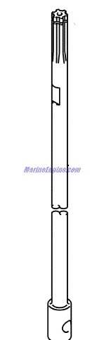Evinrude Johnson OMC 5033790 - Clutch Rod (ul)