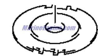 Evinrude Johnson OMC 5033804 - Plate, Center