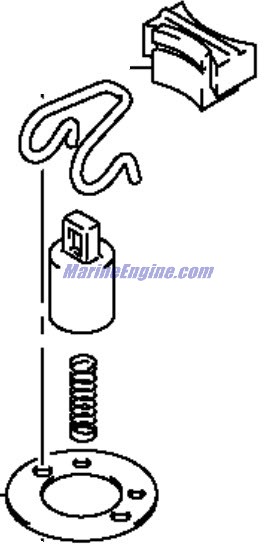 Evinrude Johnson OMC 5033806 - Dust Cover