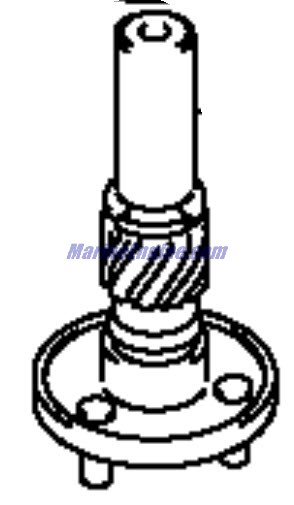 Evinrude Johnson OMC 5033812 - Pinion Shaft