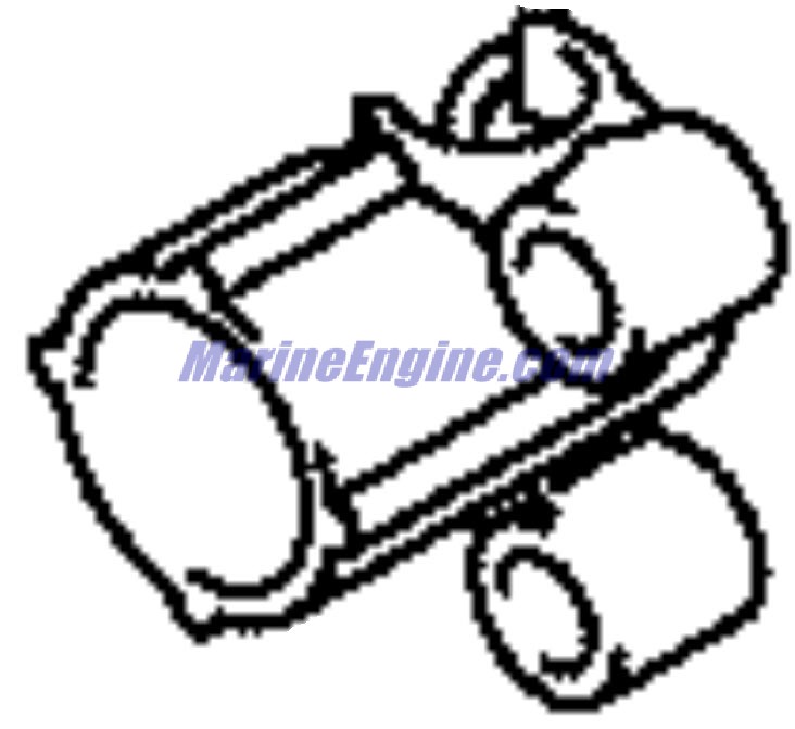 Evinrude Johnson OMC 5033847 - Shift Cam Housing