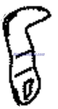 Evinrude Johnson OMC 5033864 - Hook, Engine Cover