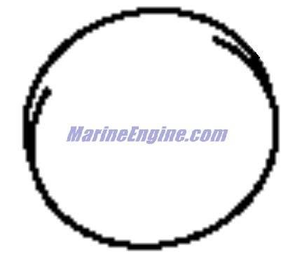 Evinrude Johnson OMC 5033896 - Shim, Tappet