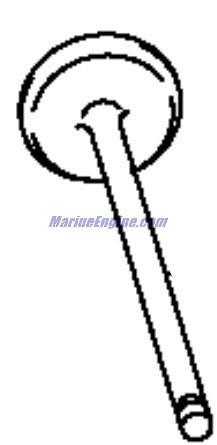 Evinrude Johnson OMC 5033898 - Exhaust Valve