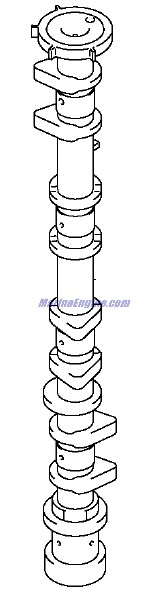 Evinrude Johnson OMC 5033902 - Exhaust CamShaft