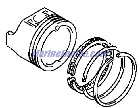 Evinrude Johnson OMC 5033912 - Piston Set