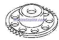 Evinrude Johnson OMC 5033916 - Oil Pump Drive Gear