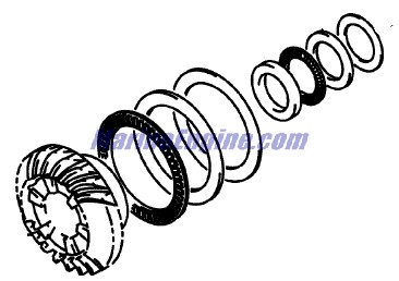Evinrude Johnson OMC 5033982 - Shim Forward Gear