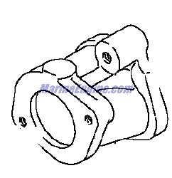 Evinrude Johnson OMC 5034039 - Manifold Inlet