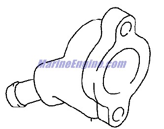 Evinrude Johnson OMC 5034041 - Thermostat Cover