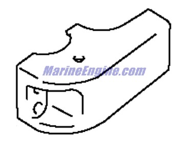 Evinrude Johnson OMC 5034048 - Cover (9.9HP Blue)