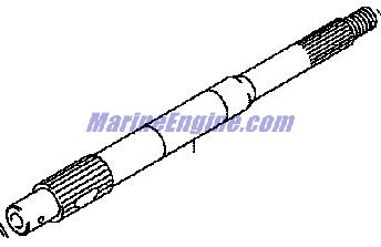 Evinrude Johnson OMC 5034158 - Propeller Shaft Assembly