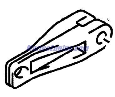Evinrude Johnson OMC 5034184 - Clamp Handle
